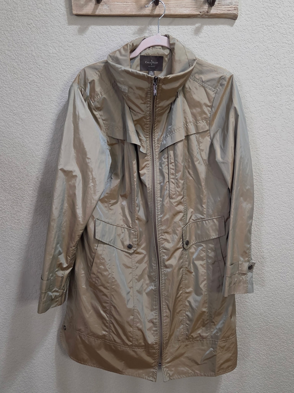 Cole Haan Women's Lightweight Trench Coat - Beige